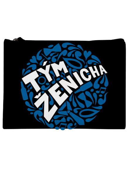 Tým ženicha taštička Black