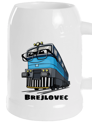 Brejlovec půllitr White