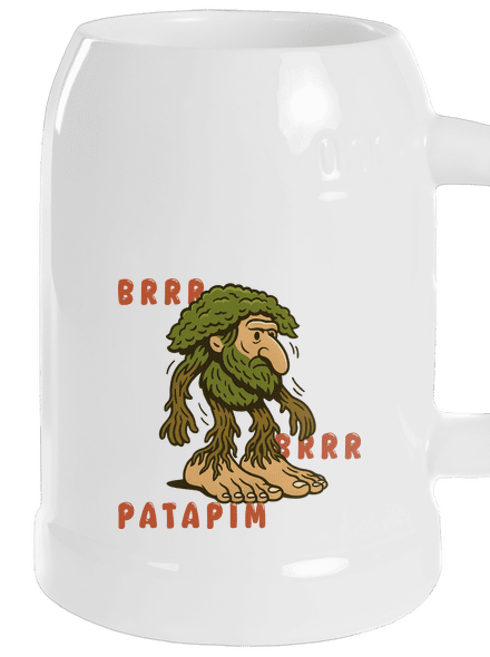 Brrr Brrr Patapim – Italian Brainrot půllitr White