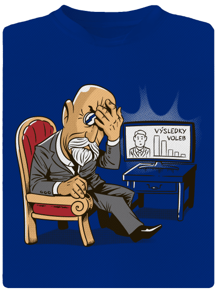 Masaryk pánské sportovní tričko Royal Blue Mal