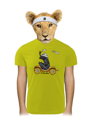 Vetřelníček dětské sportovní tričko Neon Yellow