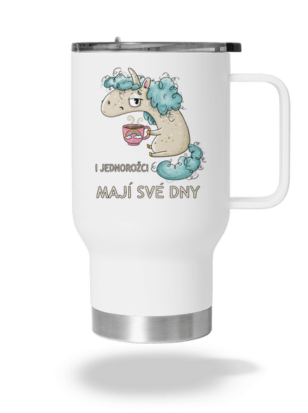 Jednorožci mají své dny termohrnek White