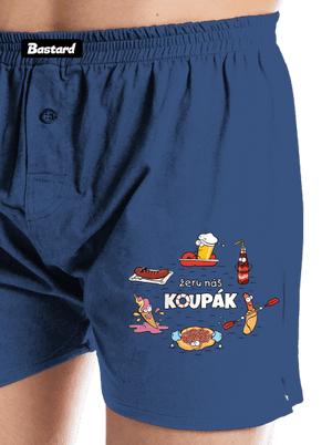 Český koupák pánské trenky Blue