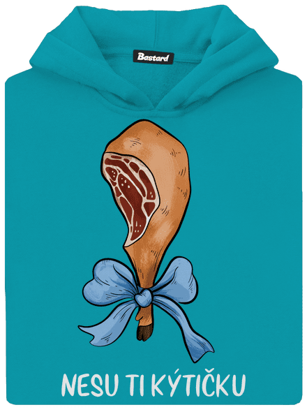 Nesu ti kýtičku dětská mikina klokanka Hawaiian Blue