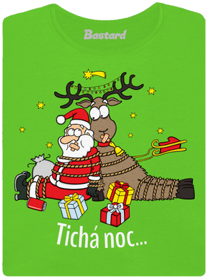 Tichá noc dámské tričko Apple Green