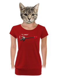 dámské tričko s lemem