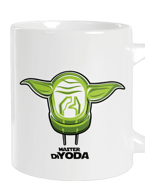 Mistr DiYoda velký hrnek White