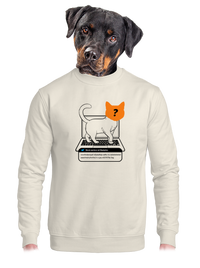 unisex mikina bez kapuce