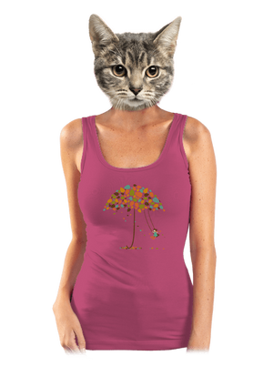 Radost z podzimu dámské tílko klasické Magenta