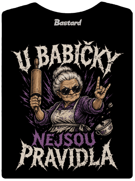 U babičky dámské tričko premium Black