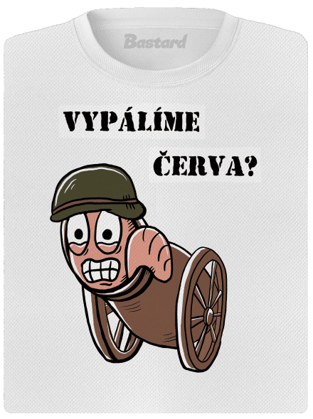 Vypálíme červa? dámské sportovní tričko White