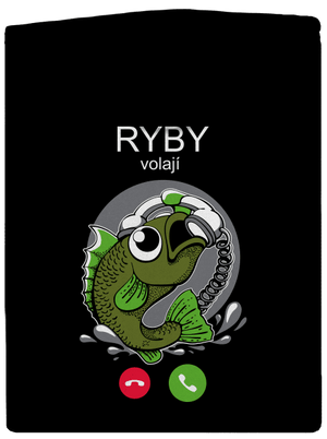 Ryby volají dámská mikina na zip Black