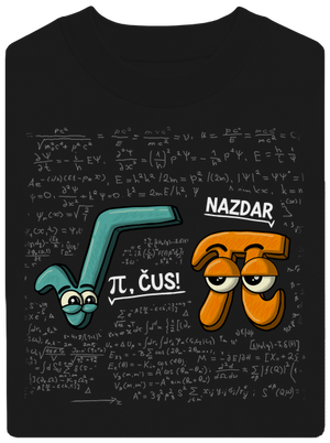 Pí, čus! unisex mikina bez kapuce Black