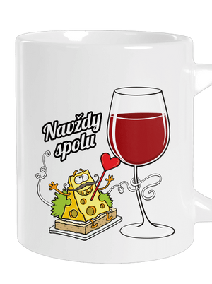 Navždy spolu velký hrnek White