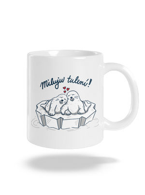 Miluju tulení klasický hrnek White