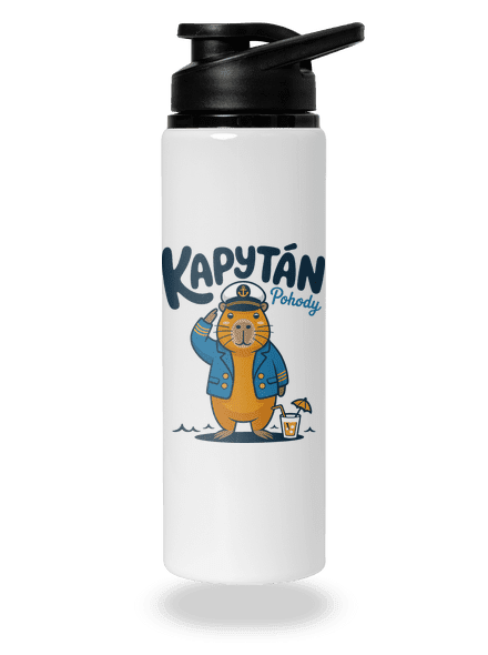 Kapytán pohody lahev na vodu White
