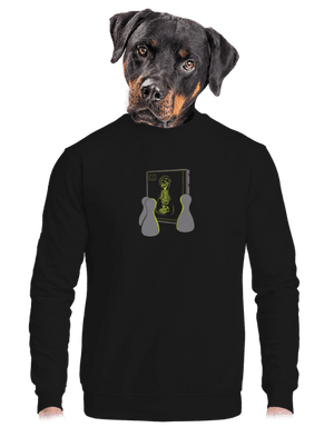 unisex mikina bez kapuce