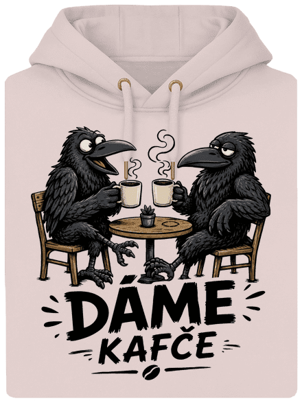 Dáme kafče unisex mikina premium Rose Chalk