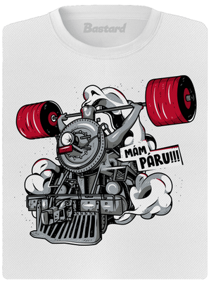 Lokomotiva dámské sportovní tričko White