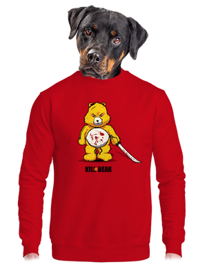 unisex mikina bez kapuce