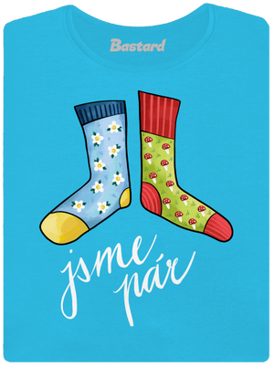 Jsme ponožkový pár dámské tričko Blue Atol