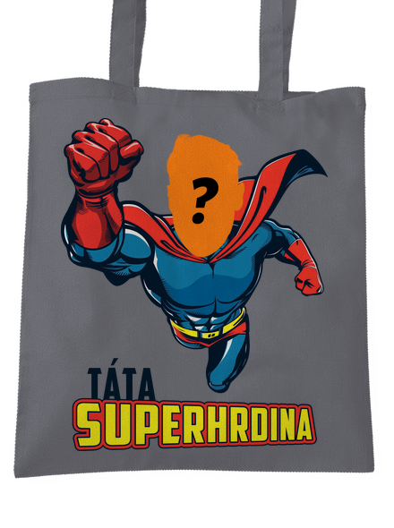Táta superhrdina taška Graphite grey