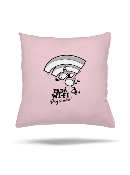 Padá wi-fi polštář Light Pink