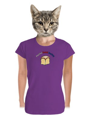 Poctivá buchta a klobása dámské tričko premium Purple