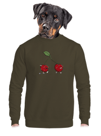 unisex mikina bez kapuce