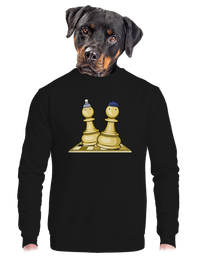 unisex mikina bez kapuce