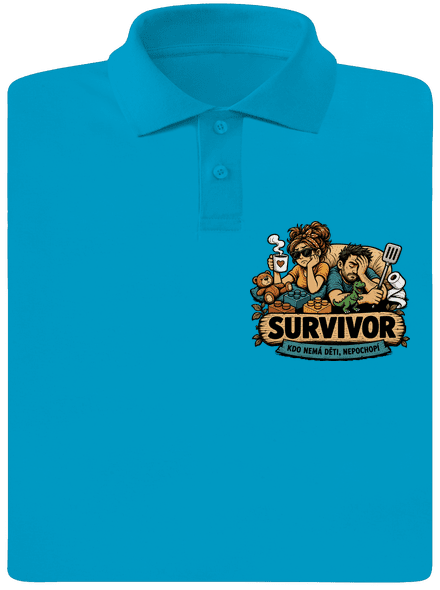 Survivor  pánská polokošile Blue Atol