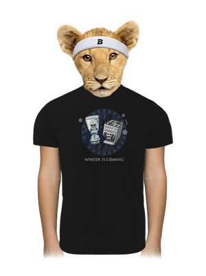 Winter is coming dětské sportovní tričko Black