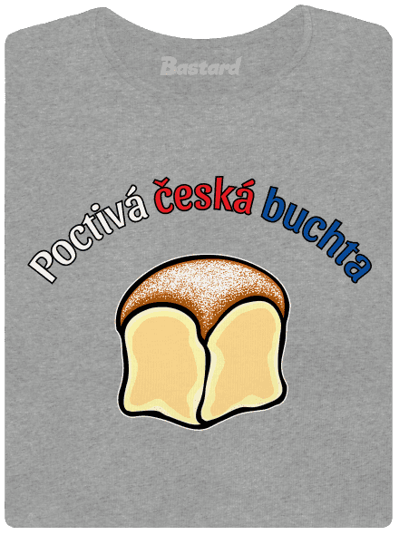 Poctivá buchta a klobása dámské tričko Dark Gray Melange