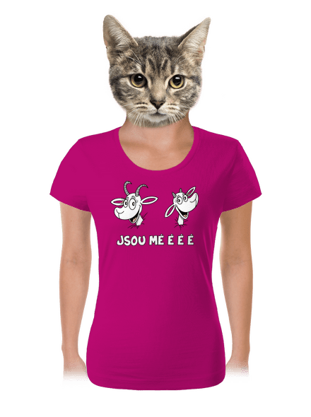 Kozy Jsou méééé dámské tričko Fuchsia Red