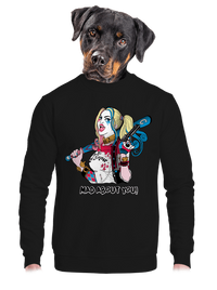 unisex mikina bez kapuce