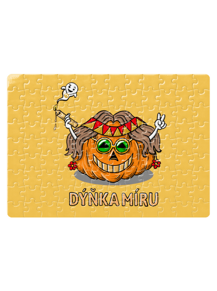 Dýňka míru puzzle White