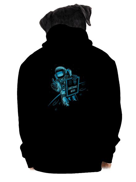 Zaměstnanec měsíce pánská mikina na zip Black