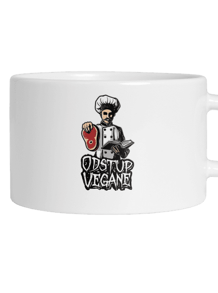 Odstup vegane hrnek makronka White