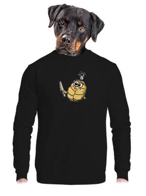 unisex mikina bez kapuce