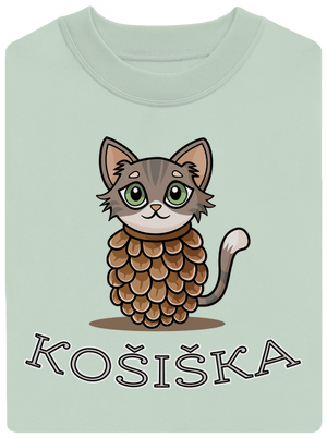 Košiška unisex mikina bez kapuce Blush Mint