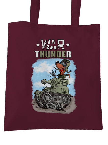War Hunde taška Burgundy