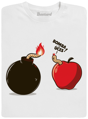 Bombovej účes pánské dlouhý rukáv White