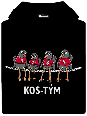 Kos-tým dětská mikina klokanka Black
