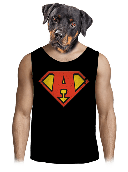 Jsem superhrdina pánské tílko Black