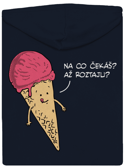 Zmrzlina dámská mikina na zip Navy Mal