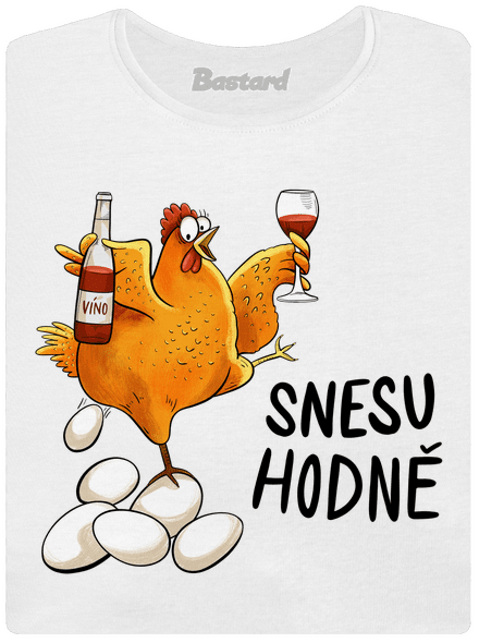 Snesu hodně dámské tričko premium White