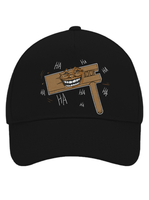 Řehtačka kšiltovka baseballka Black