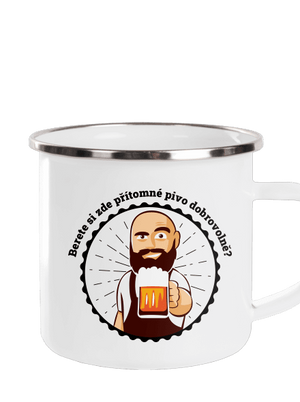 Pivo dobrovolně plecháček White