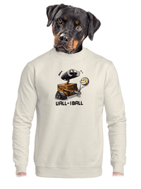 unisex mikina bez kapuce