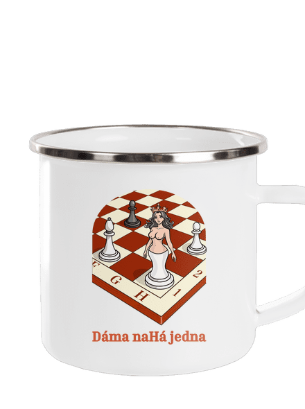 Dáma nahá jedna plecháček White